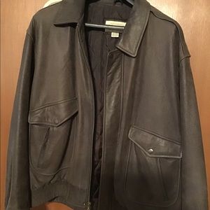 Vintage Mens Bomber/Leather Jacket
